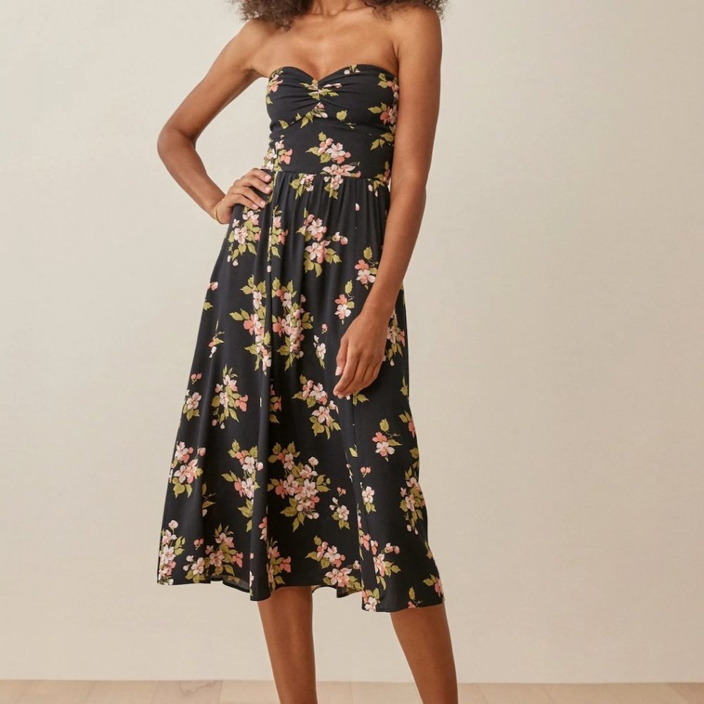 Reformation Aymeline Floral Dress